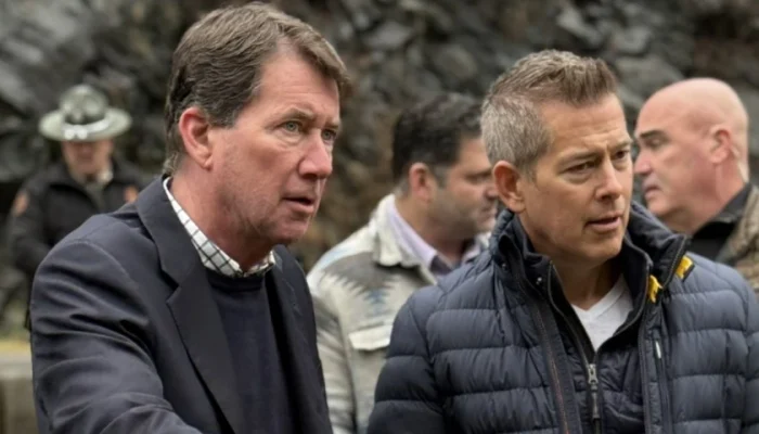 Transportation Secretary Sean Duffy Surveys I-40 Damage in Tennessee, North Carolina